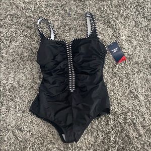 One piece bathing suit